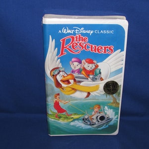 THE RESCUERS Video Tape Black Diamond 1991 NIB