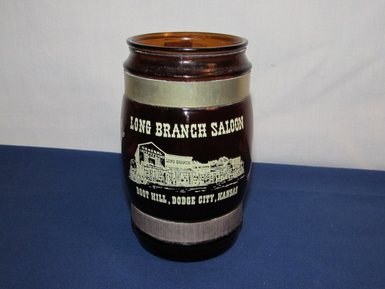 SIESTA WARE MUG Long Branch Saloon Dodge City Kansas Siestaware Vintage