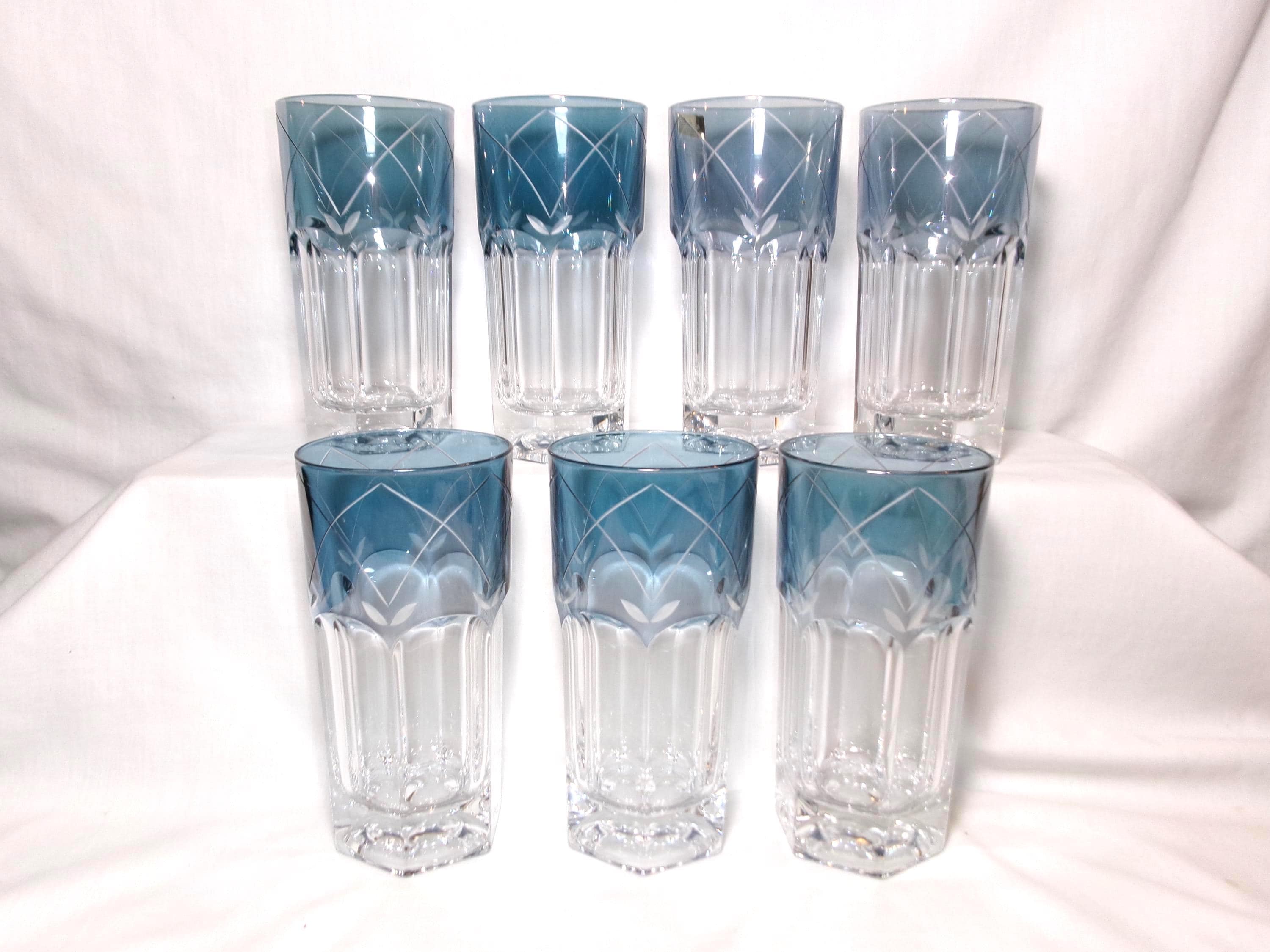 Lenox Blue Glassware - Etsy