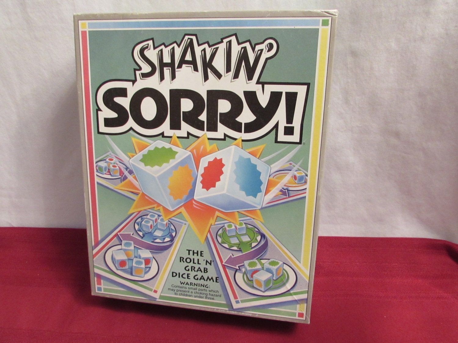 SHAKIN' SORRY The Roll and Grab Dice Game Parker Brothers - Etsy.de