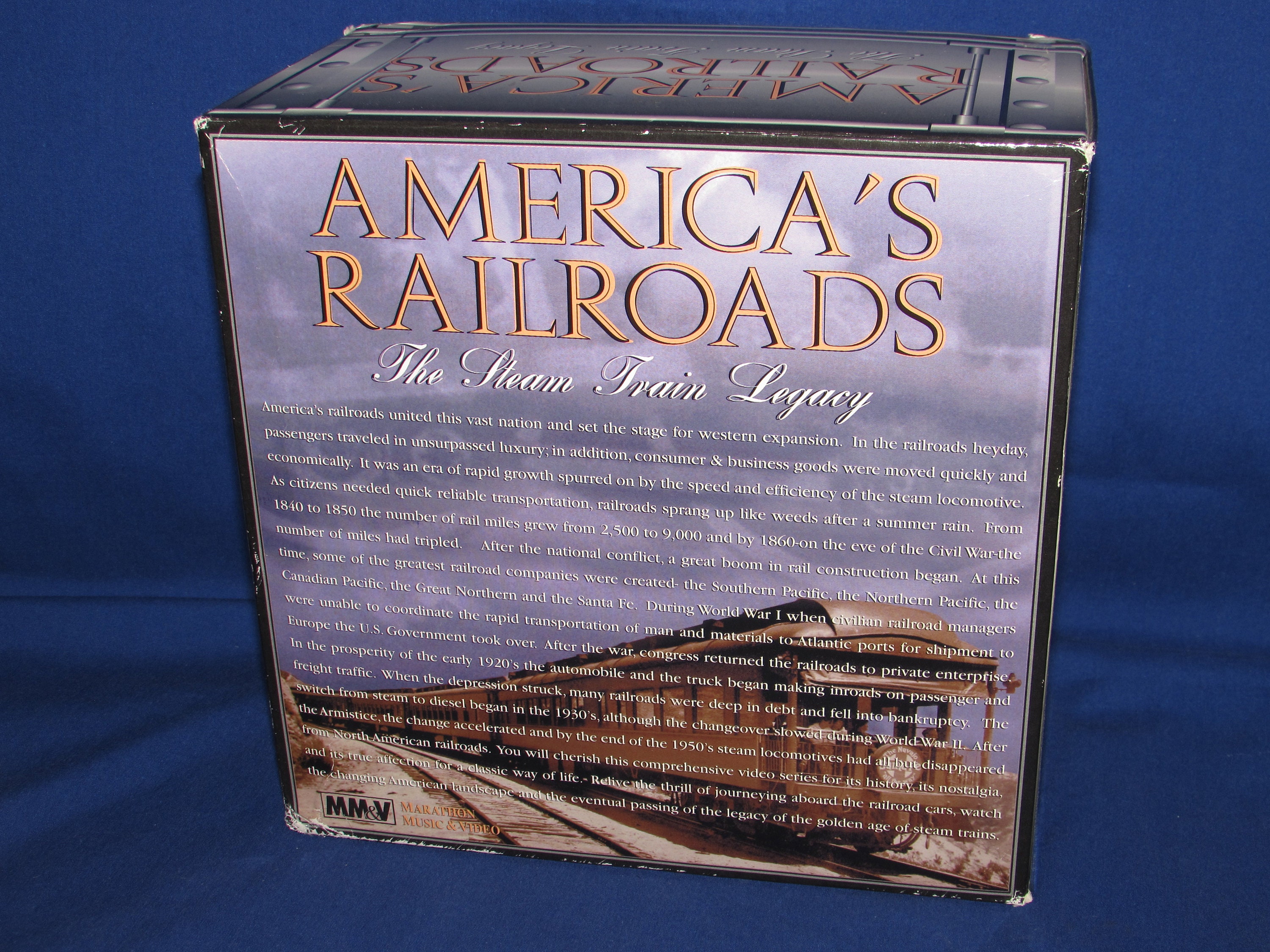 その他 America's Historic Steam Railroads Series 1 [VHS] [Import] AMERICA'S HISTORIC STEAM RAILROADS 2 VHS SET Goldhil Video GH402