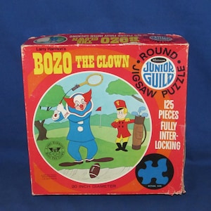 BOZO PUZZLE Whitman Junior Guild 125 Interlocking Pieces