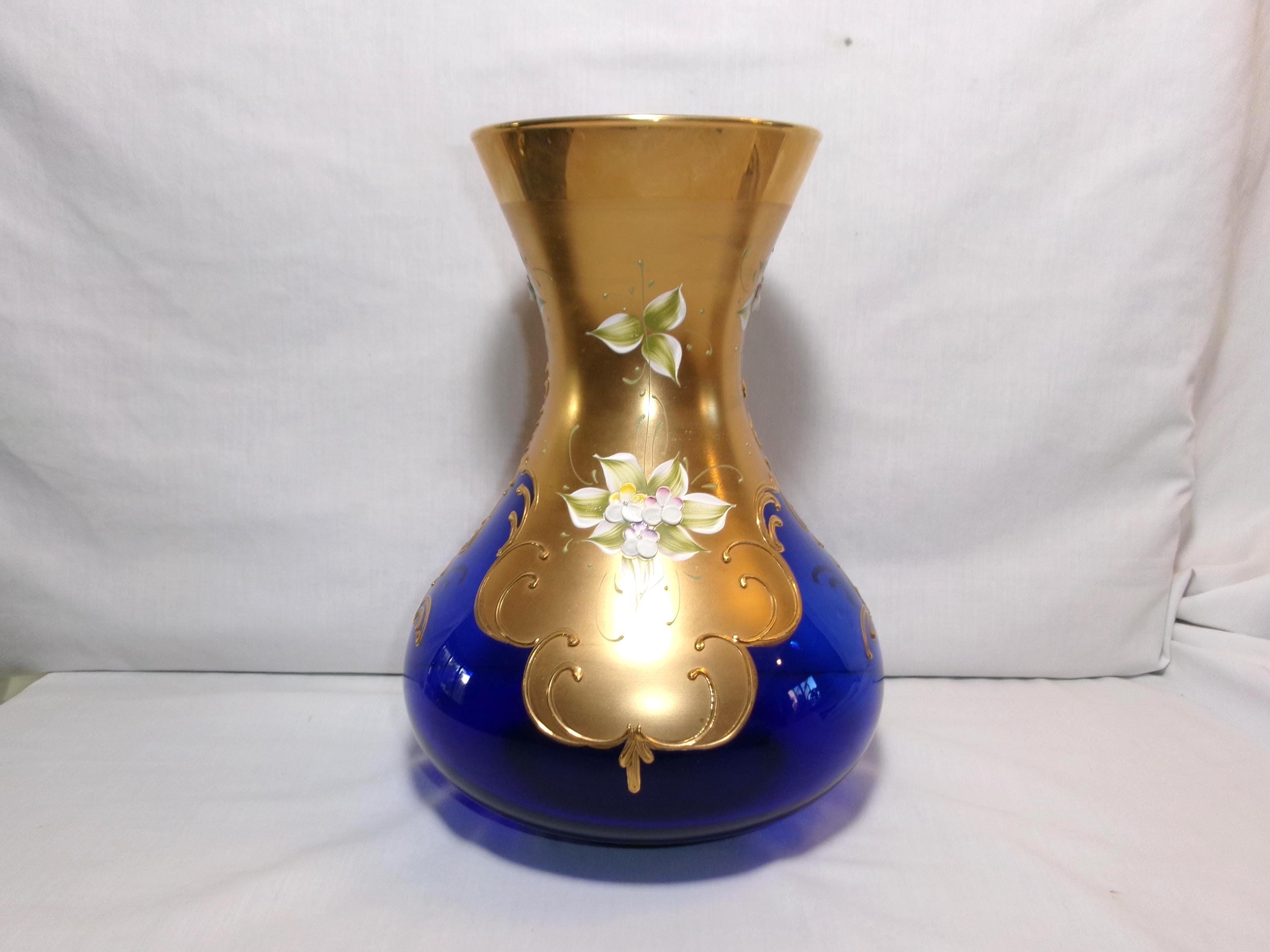 24 K Gold Murano Vase - Etsy