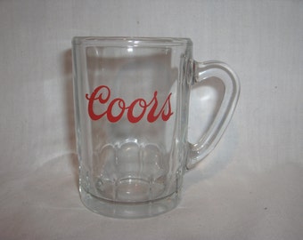 COORS MINI MUG Just Enough to Wet Your Whistle Free Shipping