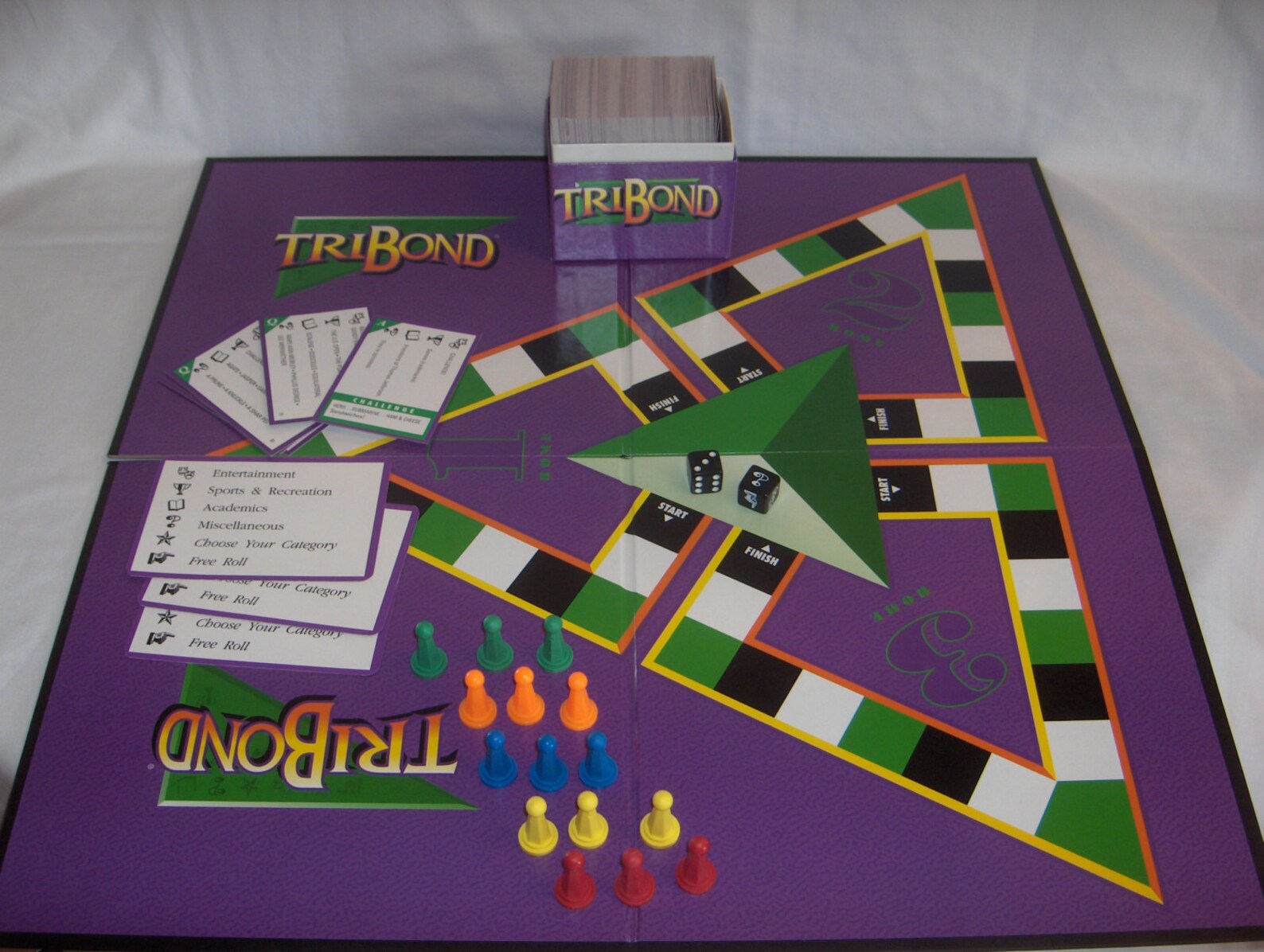 TRIBOND GAME 1992 Big Fun Games Vintage Tri Bond Etsy