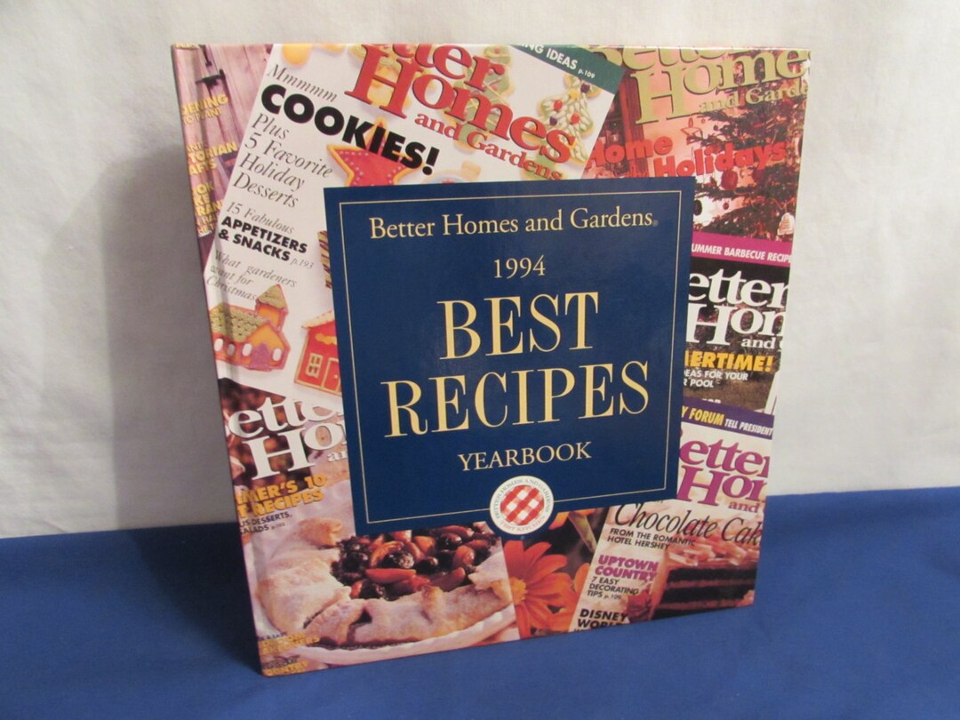 Cookbook Better Homes and Gardens BEST RECIPES YEARBOOK 1994 Etsy