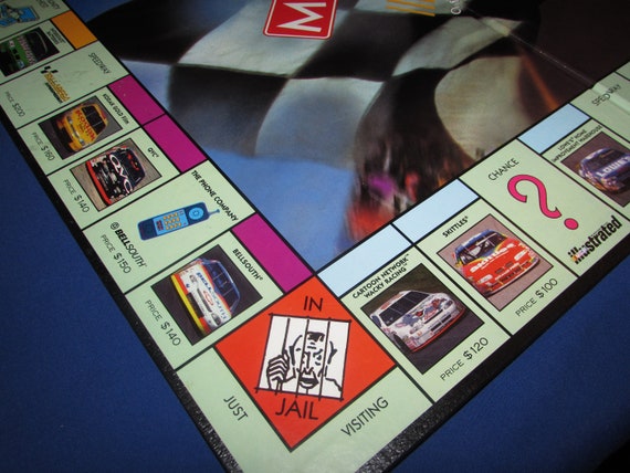NASCAR MONOPOLY 1997 Special Edition Classic Board Game Free