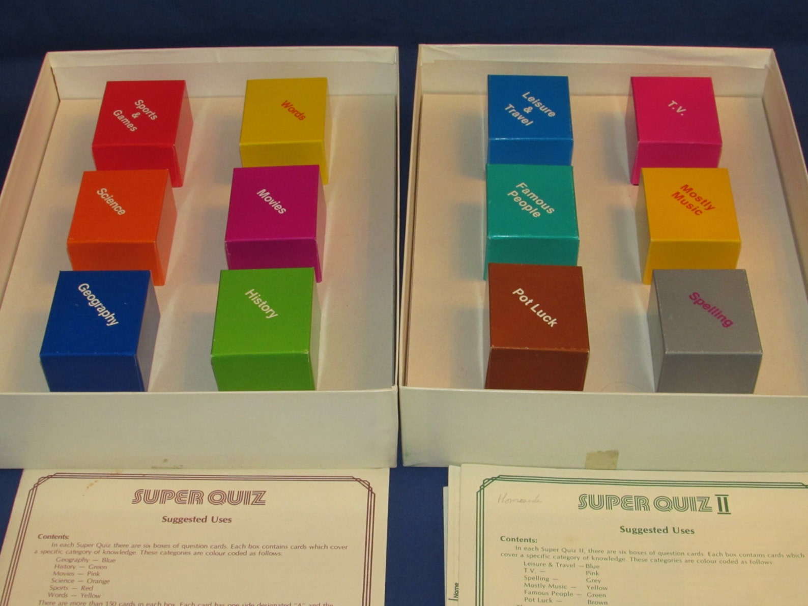 Isaac ASIMOV SUPER QUIZ 1 and 2 Two Game Set Waddingtons 1982 Etsy