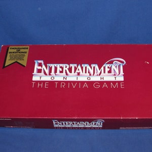 ENTERTAINMENT TONIGHT TRIVIA Game 1984 Lakeside