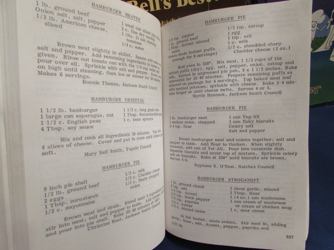 BELLS BEST COOKBOOKS Volumes 1 2 and 3 Southern Cooking from Etsy