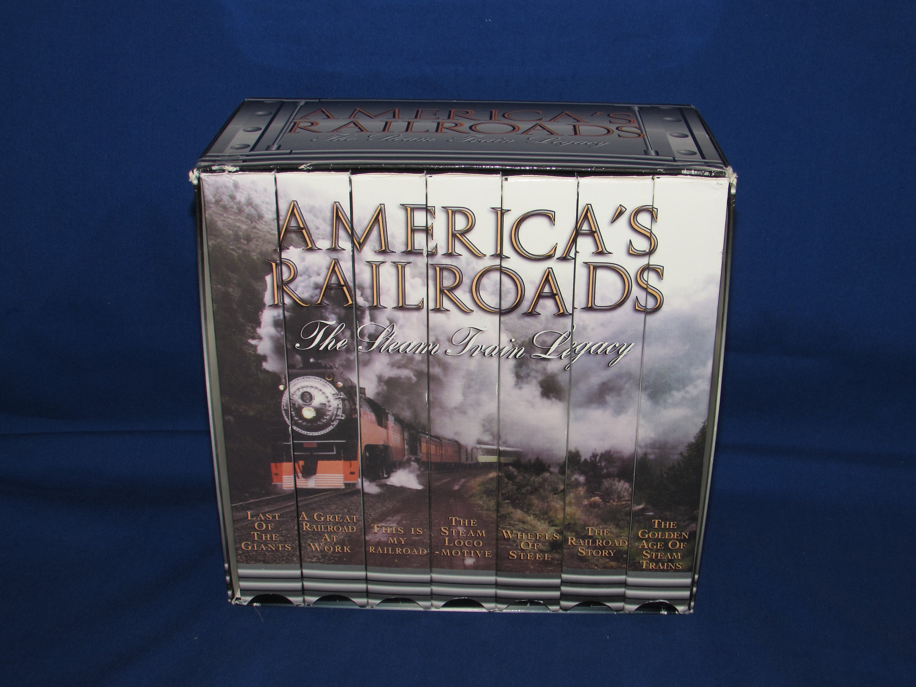 1995 America's Historic Steam Railroads Box Set of 2 VHS