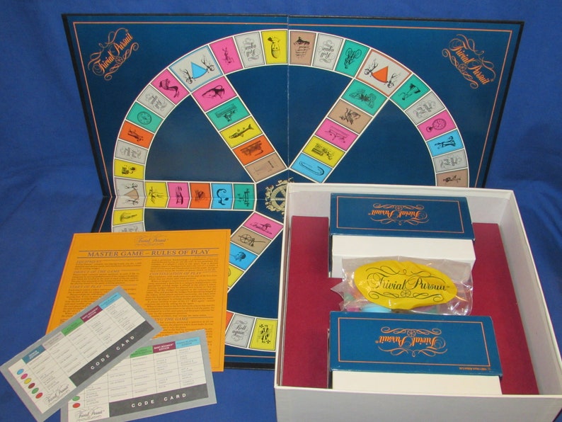 Original TRIVIAL PURSUIT Master Game Genus Edition 1981 Vintage - Etsy