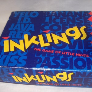 INKLINGS The Game of Little Hints MATTEL 1993 Vintage