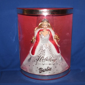 HOLIDAY CELEBRATION BARBIE 2001 Mattel Free Shipping
