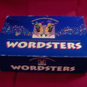 WORDSTERS GAME 1991 Milton Bradley Vintage
