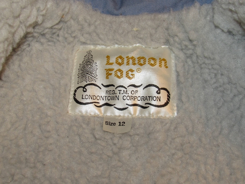 LONDON FOG BABY Coat Lined Nautical Pea Coat 12 months Free Shipping