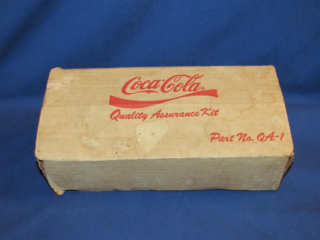 COCA-COLA Quality Assurance Kit 1980s Free Shipping - Etsy
