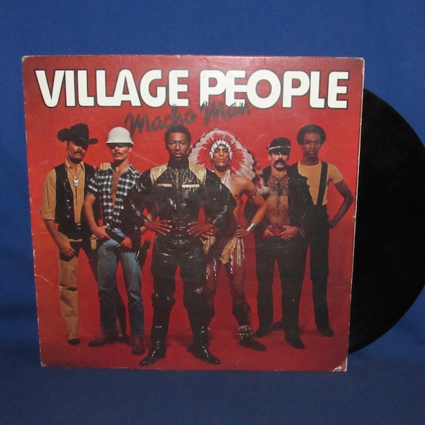 VILLAGE PEOPLE RECORD Macho Man 1970s Casablanca Records Free Shipping