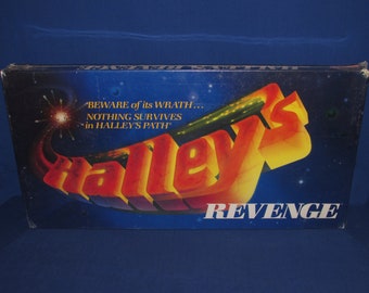 HALLEY’S REVENGE 1985 Rainbow Games New In Box RARE Vintage