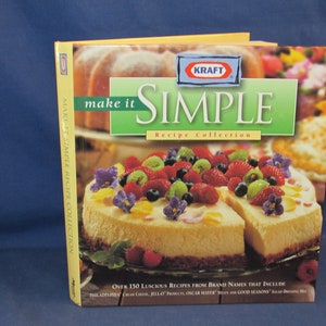COOKBOOK KRAFT Make it Simple Recipe Collection 1999 Free Shipping