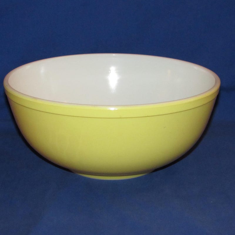 Yellow R Yellow Pyrex Large Bowls - Etsy