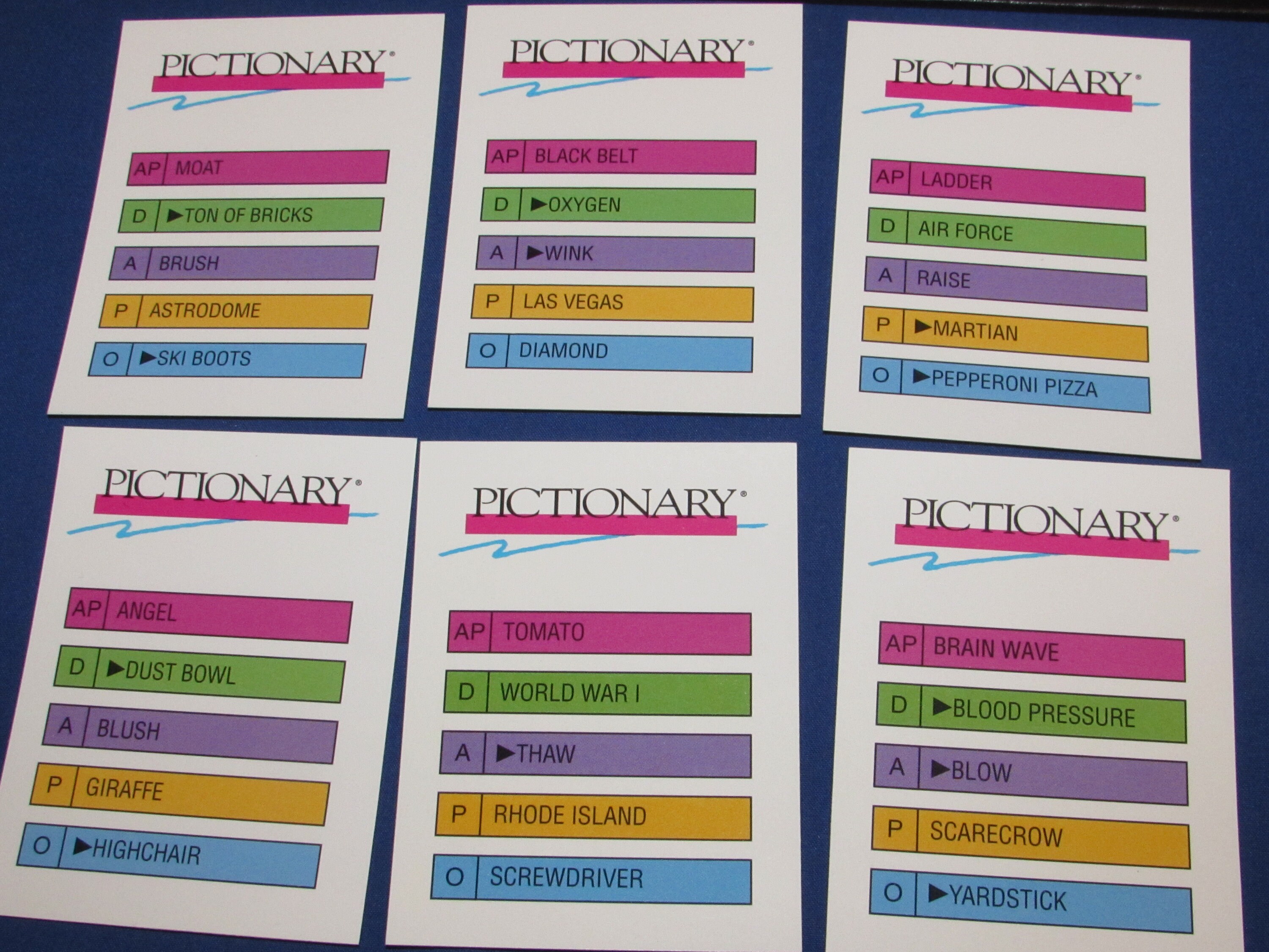 PICTIONARY 1993 Version the Classic Game of Quick Draw Vintage - Etsy