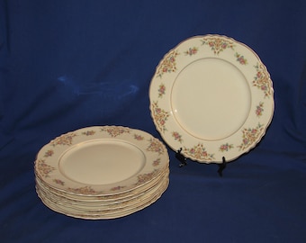 FEDERAL SYRACUSE MARIETTA Dinner Plates 1960s Set of 7 Free Shipping