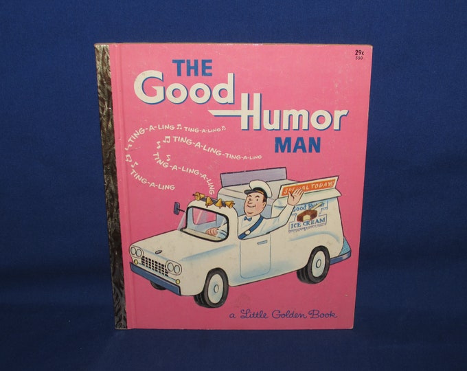 The Good Humor Man 1964 A Little Golden Book Etsy