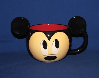 MICKEY MOUSE MUG 1990s Disneyana Walt Disney