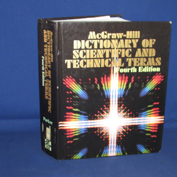 DICTIONARY of Scientific and Technical Terms 1989 McGraw-Hill Fourth Edition Free Shipping