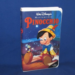 Walt Disney’s MASTERPIECE PINOCCHIO VHS Disneyana Free Shipping