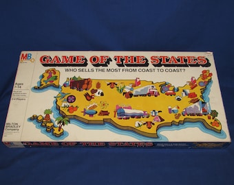Game of the States 1979 MILTON BRADLEY Free Shipping