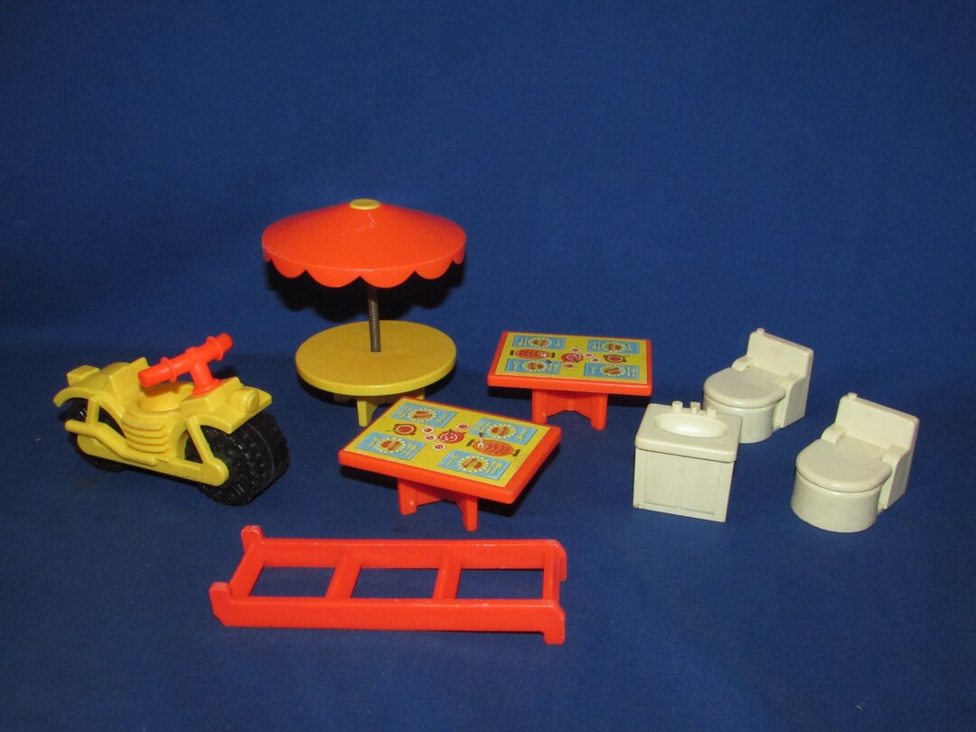 FISHER PRICE ACCESSORIES Lot of 8 Items 1970s Free Shipping Etsy