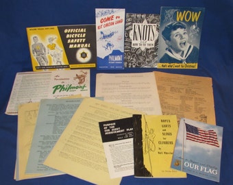 CUB SCOUT PAMPHLETS 40s, 50s, 60s Free Shipping