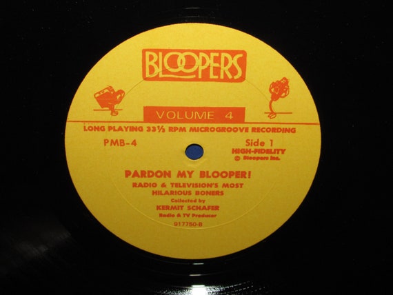 PARDON MY BLOOPER 1960s Second Series Two Record Set Vintage Vinyl