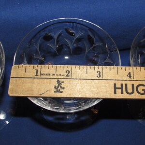 Juego de 5 copas de champán FOSTORIA SPRITE grabadas, década de 1950, envío gratuito imagen 9