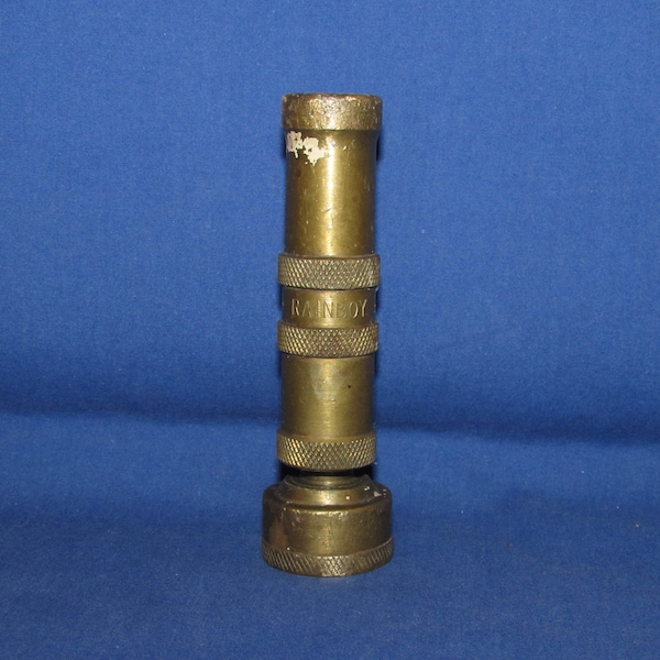 HOSE NOZZLE Nelson Rainboy 1960s Solid Brass Free Shipping
