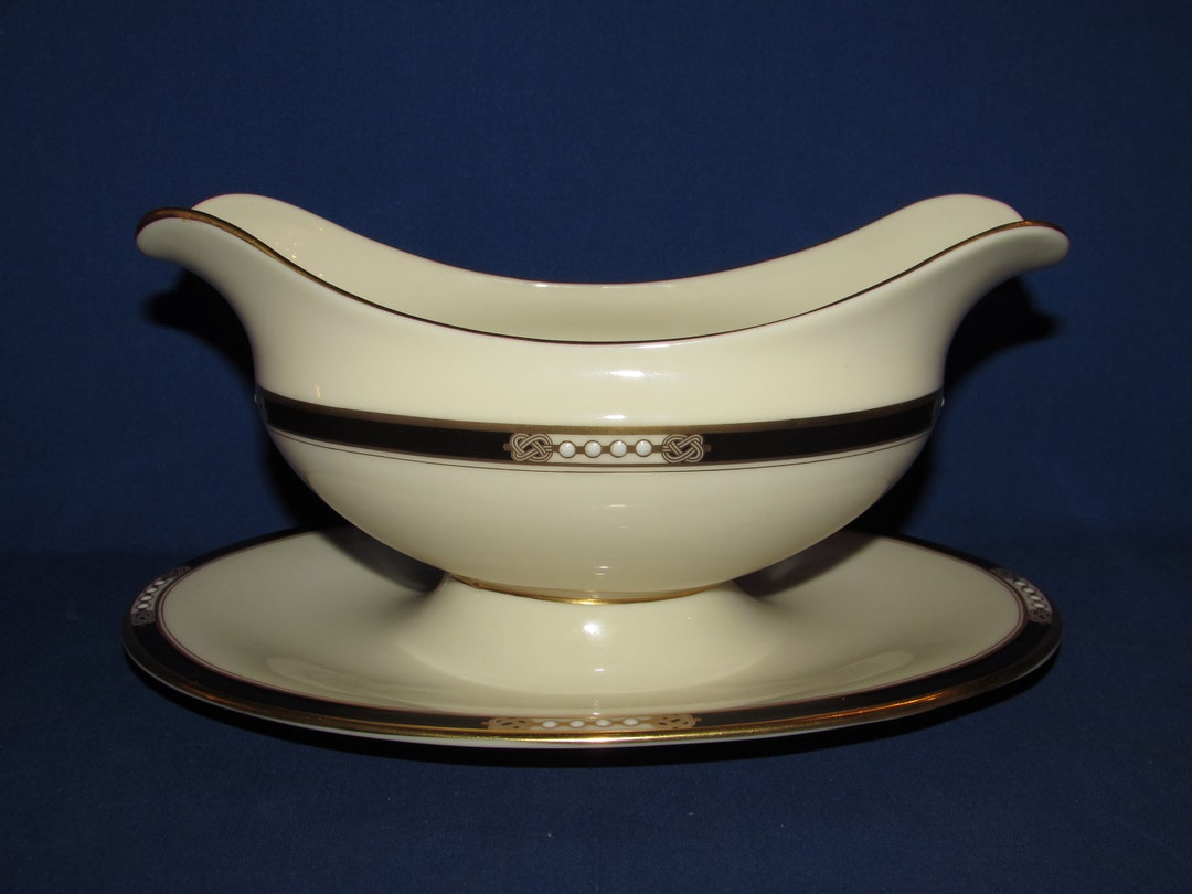 LENOX GRAVY BOAT Presidential Collection Hancock 1990s Bone China Free
