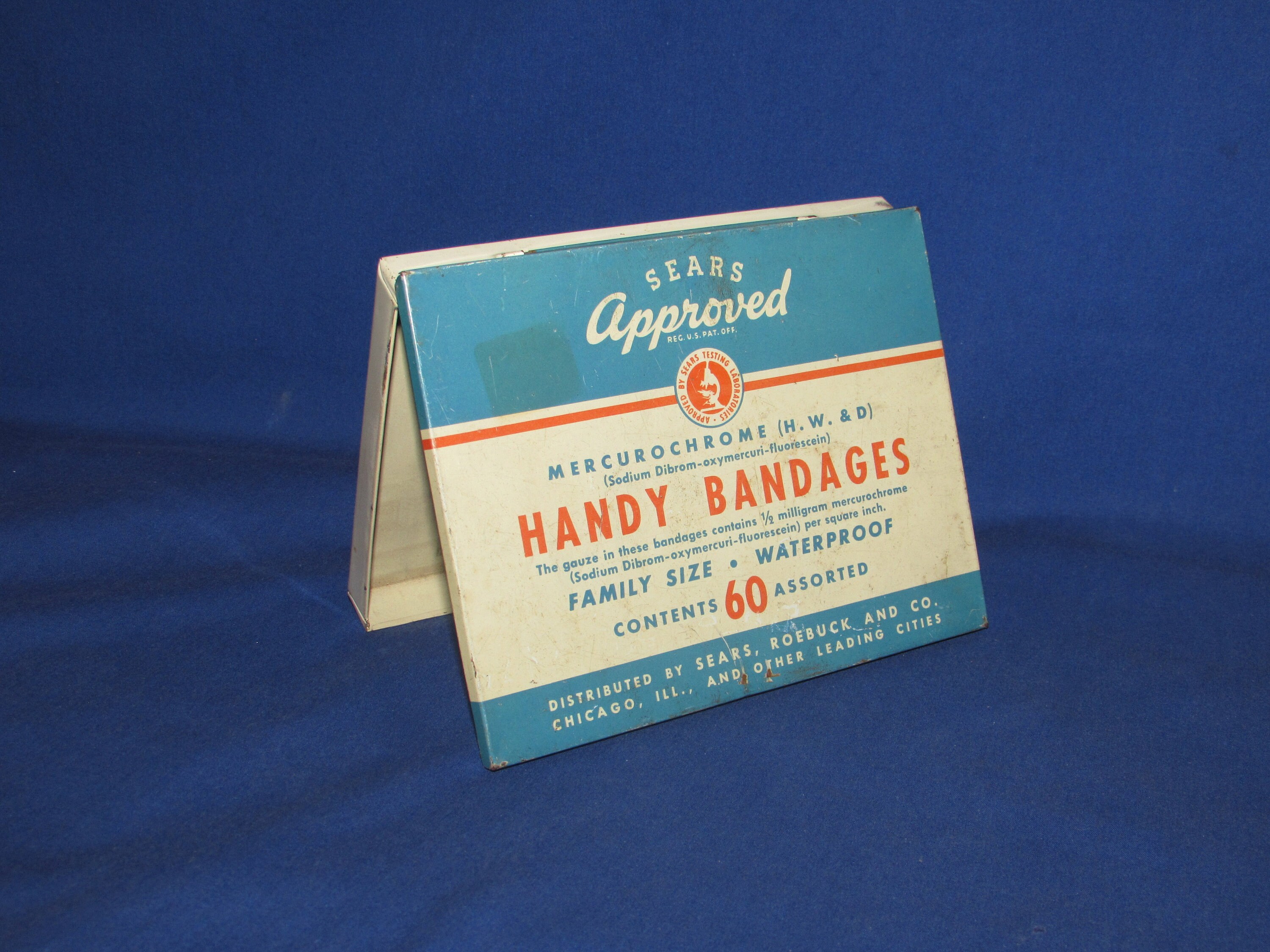 SEARS HANDY BANDAGES 1950s Vintage Tin - Etsy