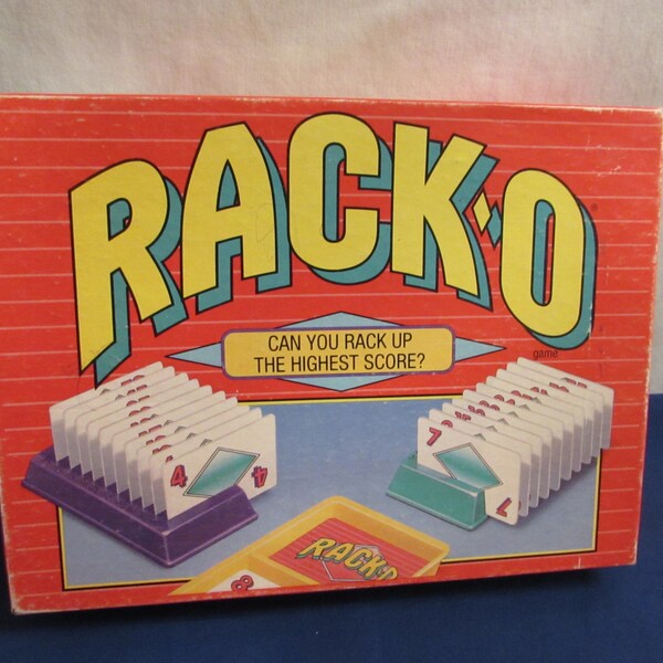 RACK-O 1992 Parker Brothers Vintage