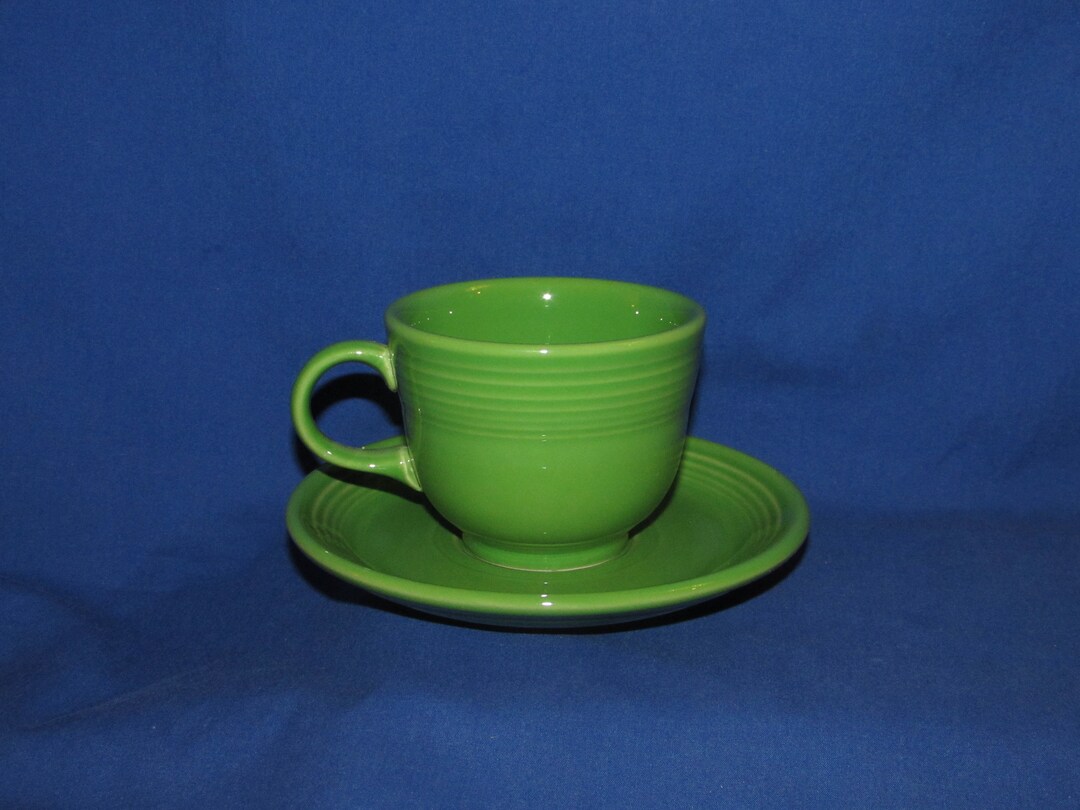 Fiesta CUP AND SAUCER Vintage Fiesta Ware Purple Homer Etsy