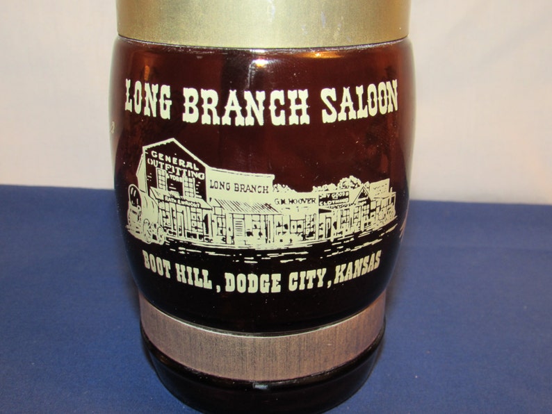 SIESTA WARE MUG Long Branch Saloon Dodge City Kansas Siestaware Vintage