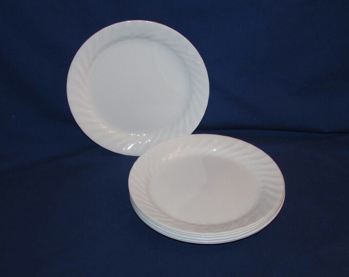 CORELLE ENHANCEMENTS Swirl Dinner Plates 1995 Set of 6 Free Etsy