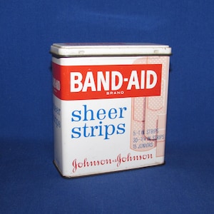 Vintage Bandaid Tin - Etsy