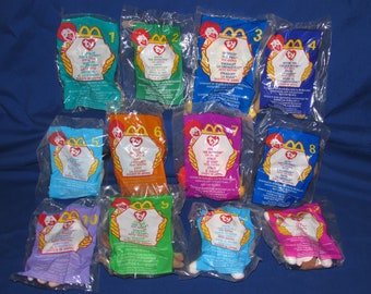 激レア！！！　1999年マクドナルド　ty Ultra Rare RETIRED 1999 McDonalds' Ty Beanie Babies Unopened