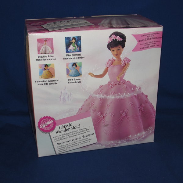 Wilton CLASSIC WONDER MOLD 2001 Doll Cake Kit