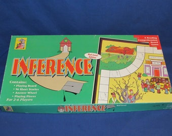 INFERENCE GAME 1997 Red Level Edition Educational Game Vintage