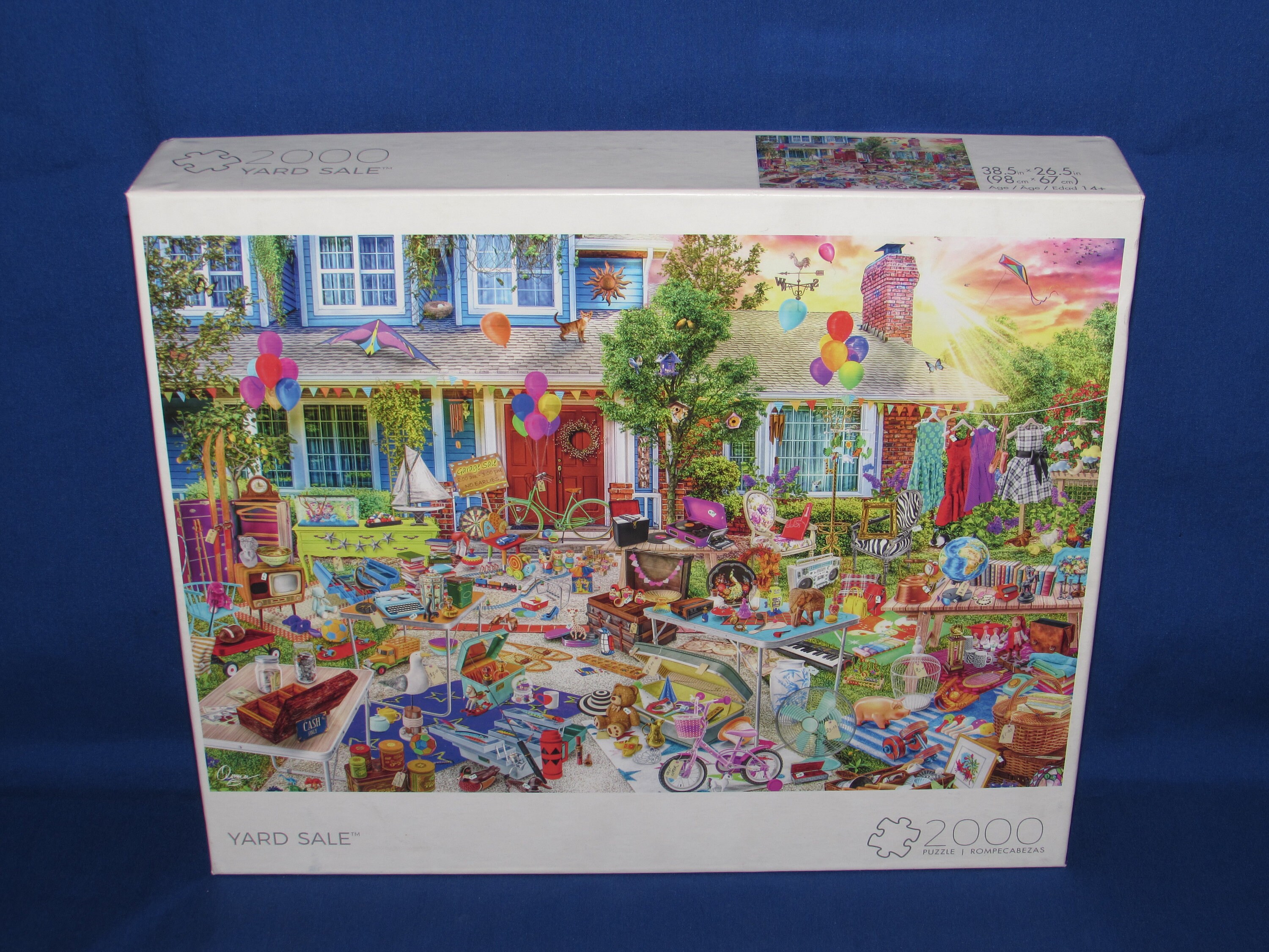 JIGSAW PUZZLE Yard Sale 2000 Pieces Yard Sale Buffalo Games