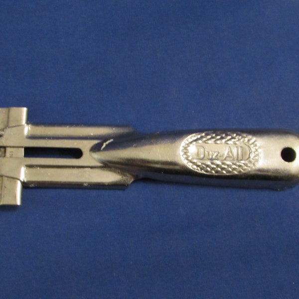 DUZ-ALL SCRAPER Razor Blade Holder Utility Knife Chrome 1960s Free Shipping