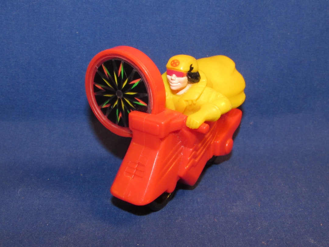 Mcdonald's HAPPY MEAL Toy Xmen JUBILEE on Motorcycle 1996 Etsy